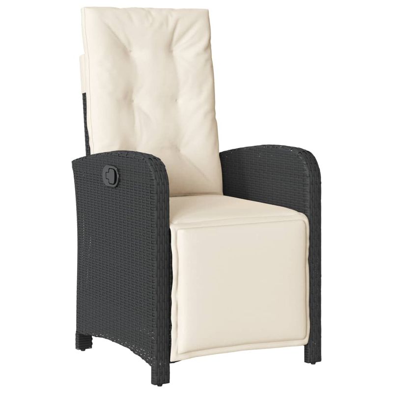 Casa si Gradina - Gradina si terasa - Mobilier exterior - Seturi mobila gradina - Set mobilier de gradina cu perne, 7 piese, negru, poliratan - Infinity.ro