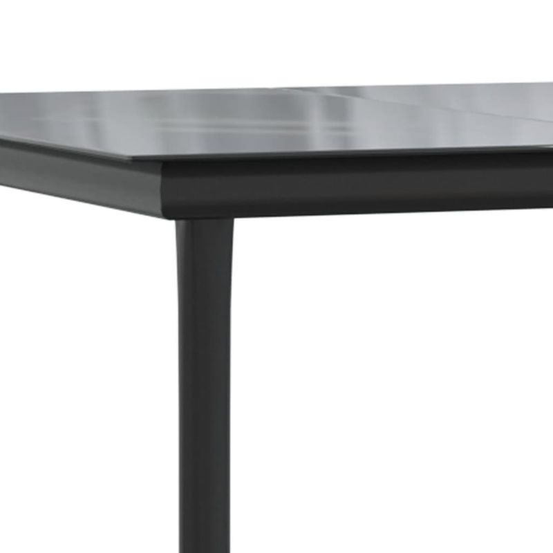 Casa si Gradina - Gradina si terasa - Mobilier exterior - Seturi mobila gradina - Set mobilier de gradina cu perne, 7 piese, negru, poliratan - Infinity.ro