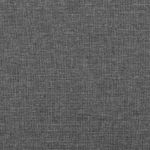 Casa si Gradina - Mobilier - Paturi si accesorii - Paturi - Cadru de pat cu tablie, gri inchis, 160x200 cm, textil - Infinity.ro