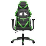 PC, gaming si accesorii - Gaming - Accesorii gaming - Scaune gaming - Scaun de jocuri, negru si verde, piele ecologica - Infinity.ro
