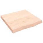 Casa si Gradina - Mobilier - Mobilier baie - Blaturi baie - Blat de baie, 60x60x(2-6) cm, lemn masiv netratat - Infinity.ro