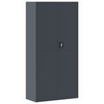 Casa si Gradina - Constructii - Depozitare, transport si protectie - Rafturi, fisete si vestiare - Fiset, antracit, 90x40x180 cm, otel - Infinity.ro