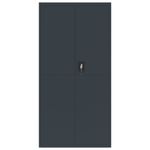 Casa si Gradina - Constructii - Depozitare, transport si protectie - Rafturi, fisete si vestiare - Fiset, antracit, 90x40x180 cm, otel - Infinity.ro