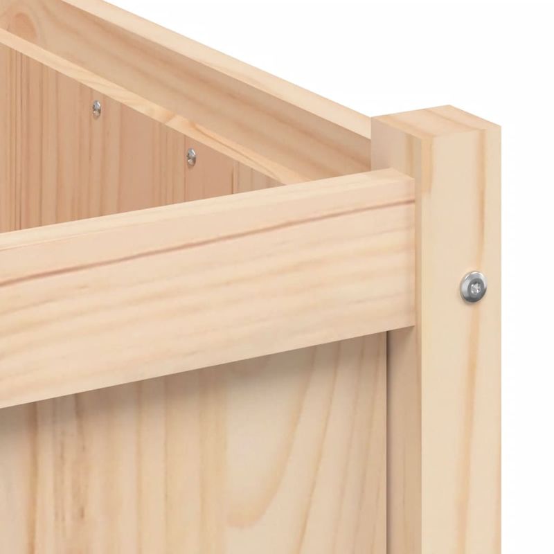 Casa si Gradina - Gradinarit si plante - Plante si ghivece - Ghivece si suporturi - Jardiniera de gradina, 60x60x60 cm, lemn masiv de pin, pin natural - Infinity.ro