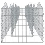 Casa si Gradina - Gradinarit si plante - Plante si ghivece - Ghivece si suporturi - Strat inaltat cu gabion arcuit, 800x50x50 cm, fier galvanizat - Infinity.ro