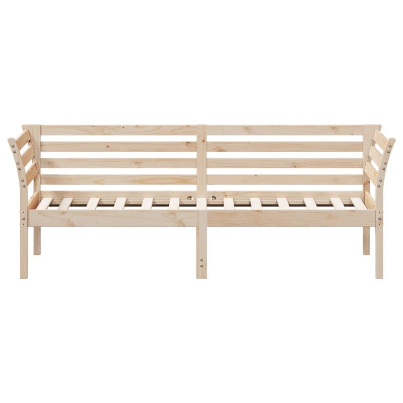 Casa si Gradina - Mobilier - Paturi si accesorii - Paturi - Pat de zi, gri, 90x190 cm, lemn masiv de pin - Infinity.ro