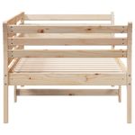 Casa si Gradina - Mobilier - Paturi si accesorii - Paturi - Pat de zi, gri, 90x190 cm, lemn masiv de pin - Infinity.ro