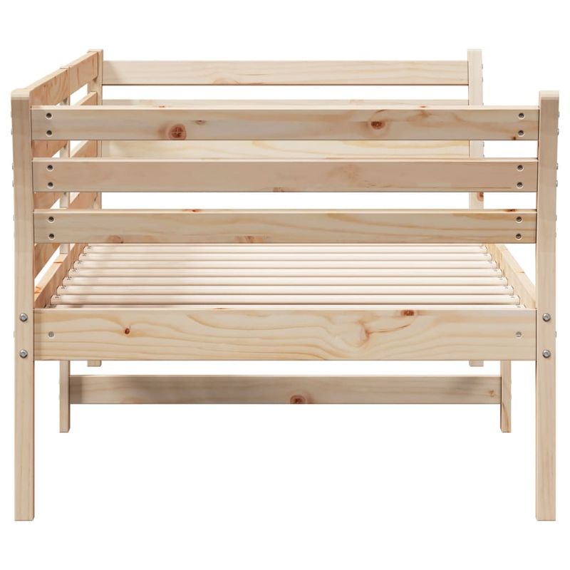 Casa si Gradina - Mobilier - Paturi si accesorii - Paturi - Pat de zi, gri, 90x190 cm, lemn masiv de pin - Infinity.ro