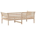 Casa si Gradina - Mobilier - Paturi si accesorii - Paturi - Pat de zi, gri, 90x190 cm, lemn masiv de pin - Infinity.ro
