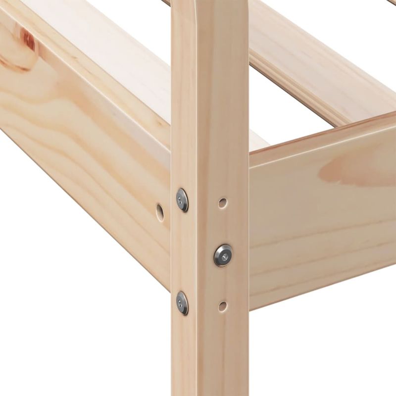 Casa si Gradina - Mobilier - Paturi si accesorii - Paturi - Pat de zi, gri, 90x190 cm, lemn masiv de pin - Infinity.ro