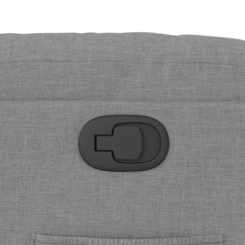 Casa si Gradina - Mobilier - Scaune si fotolii - Fotolii - Fotoliu rabatabil, gri deschis, material textil - Infinity.ro