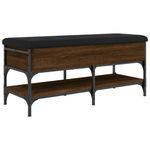 Casa si Gradina - Mobilier - Canapele si coltare - Banchete - Banca de pantofi, stejar maro, 102x42x45 cm, lemn prelucrat - Infinity.ro