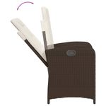 Casa si Gradina - Gradina si terasa - Mobilier exterior - Seturi mobila gradina - Set mobilier de gradina cu perne, 7 piese, maro, poliratan - Infinity.ro