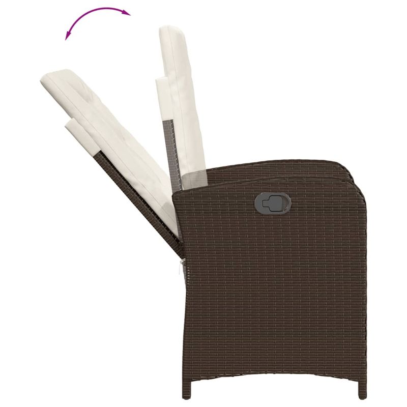Casa si Gradina - Gradina si terasa - Mobilier exterior - Seturi mobila gradina - Set mobilier de gradina cu perne, 7 piese, maro, poliratan - Infinity.ro