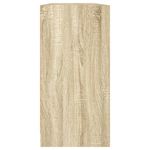 Casa si Gradina - Mobilier - Biblioteci si rafturi - Biblioteci - Biblioteca cu usi stejar sonoma 204x37x75 cm lemn compozit - Infinity.ro
