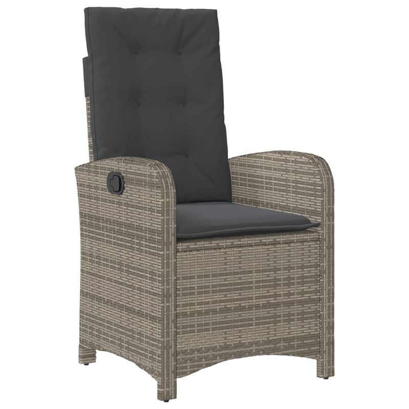 Casa si Gradina - Gradina si terasa - Mobilier exterior - Seturi mobila gradina - Set mobilier de gradina cu perne, 5 piese, gri, poliratan - Infinity.ro