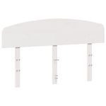 Casa si Gradina - Mobilier - Paturi si accesorii - Accesorii paturi - Tablie de pat, alb, 150 cm, lemn masiv de pin - Infinity.ro