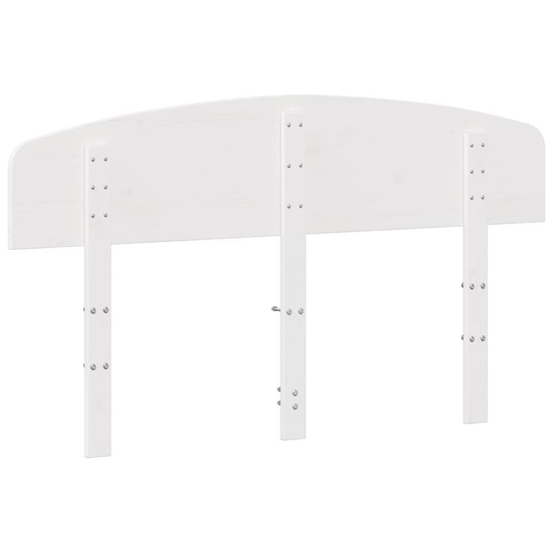 Casa si Gradina - Mobilier - Paturi si accesorii - Accesorii paturi - Tablie de pat, alb, 150 cm, lemn masiv de pin - Infinity.ro