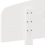 Casa si Gradina - Mobilier - Paturi si accesorii - Accesorii paturi - Tablie de pat, alb, 150 cm, lemn masiv de pin - Infinity.ro