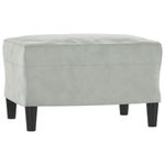 Casa si Gradina - Mobilier - Seturi de mobilier - Seturi living - Set de canapele cu perne, 3 piese, gri deschis, catifea - Infinity.ro
