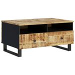 Casa si Gradina - Mobilier - Mese si birouri - Masute de cafea - Masuta de cafea, 80x54x40 cm, lemn masiv mango/lemn prelucrat, maro deschis - Infinity.ro