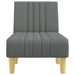 Casa si Gradina - Mobilier - Scaune si fotolii - Fotolii - Sezlong, gri inchis, material textil - Infinity.ro