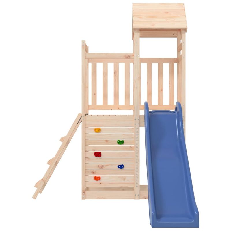 Jucarii, Copii si Bebe - Jucarii si jocuri - Jucarii de exterior - Spatii de joaca si accesorii - Set de joaca pentru exterior, lemn masiv de pin - Infinity.ro