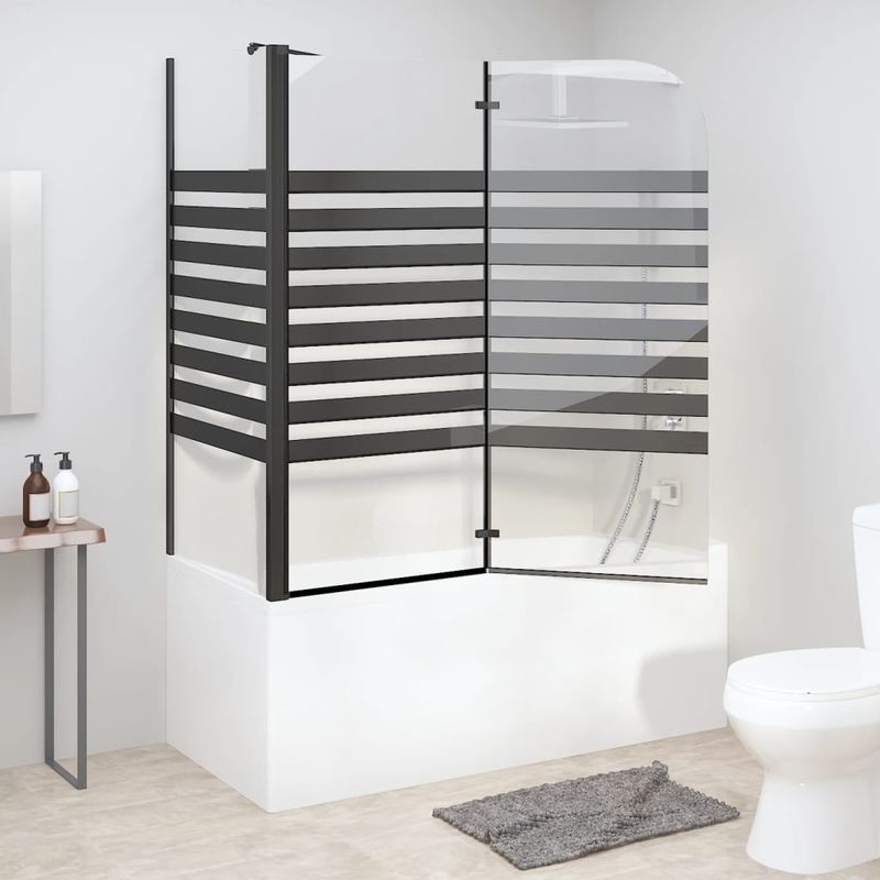 Casa si Gradina - Sanitare - Cazi si cabine de dus - Cabine dus - Cabina de baie, 120x68x130 cm, sticla securizata, dungi - Infinity.ro