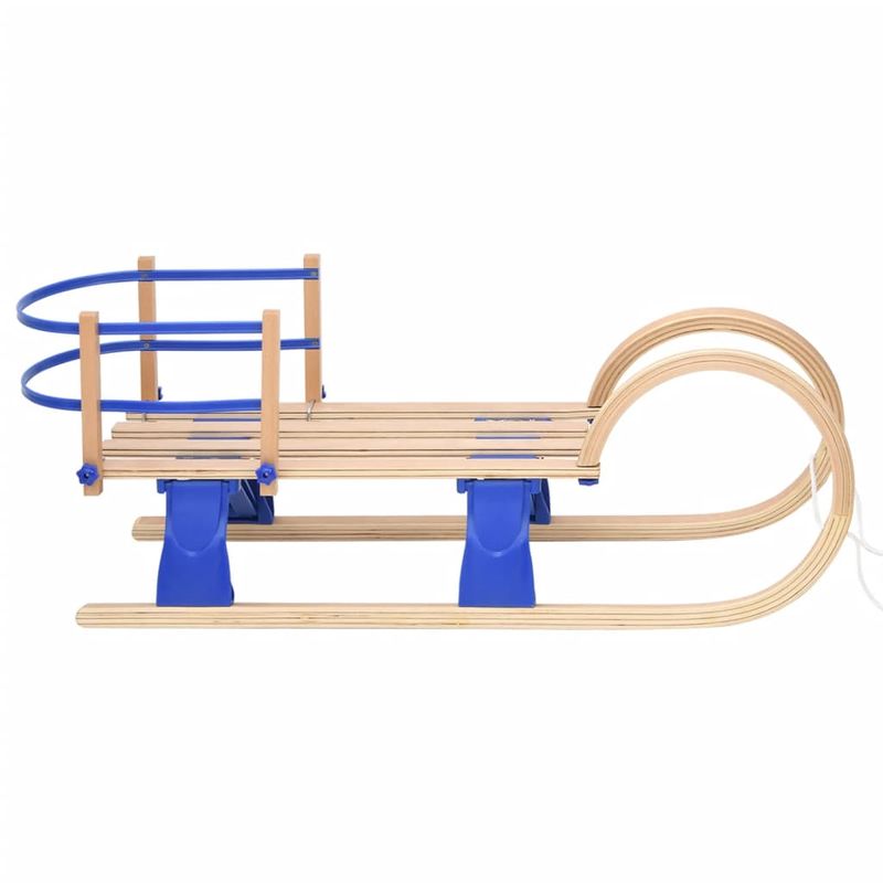 Sport si Outdoor - Sporturi de iarna - Sanius - Sanie pliabila cu spatar, 110 cm, placaj - Infinity.ro