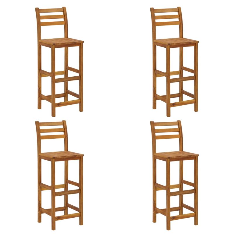Casa si Gradina - Gradina si terasa - Mobilier exterior - Seturi mobila gradina - Set bar de gradina, 5 piese, lemn masiv de acacia - Infinity.ro