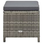 Casa si Gradina - Gradina si terasa - Mobilier exterior - Seturi mobila gradina - Set mobilier de exterior cu perne, 9 piese, gri, poliratan - Infinity.ro