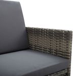 Casa si Gradina - Gradina si terasa - Mobilier exterior - Seturi mobila gradina - Set mobilier de exterior cu perne, 9 piese, gri, poliratan - Infinity.ro
