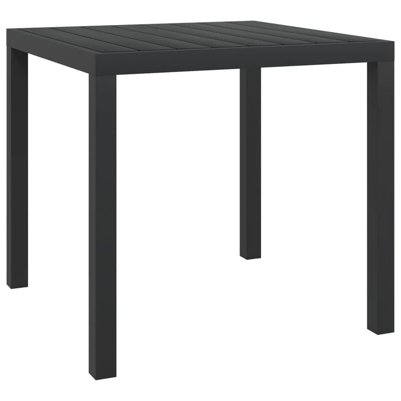 Casa si Gradina - Gradina si terasa - Mobilier exterior - Seturi mobila gradina - Set de masa pentru gradina cu perne, 5 piese, negru, poliratan - Infinity.ro