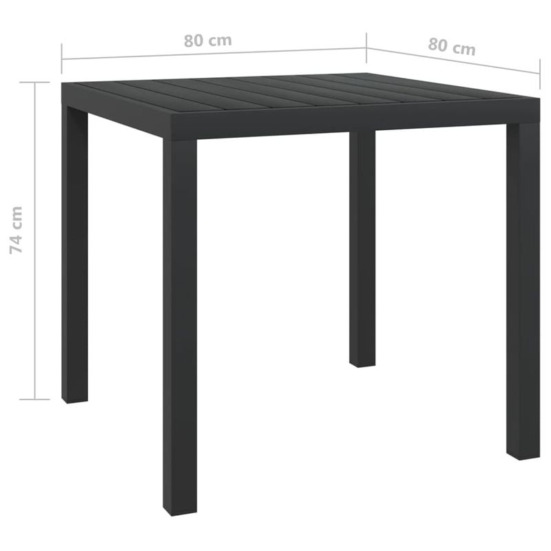 Casa si Gradina - Gradina si terasa - Mobilier exterior - Seturi mobila gradina - Set de masa pentru gradina cu perne, 5 piese, negru, poliratan - Infinity.ro
