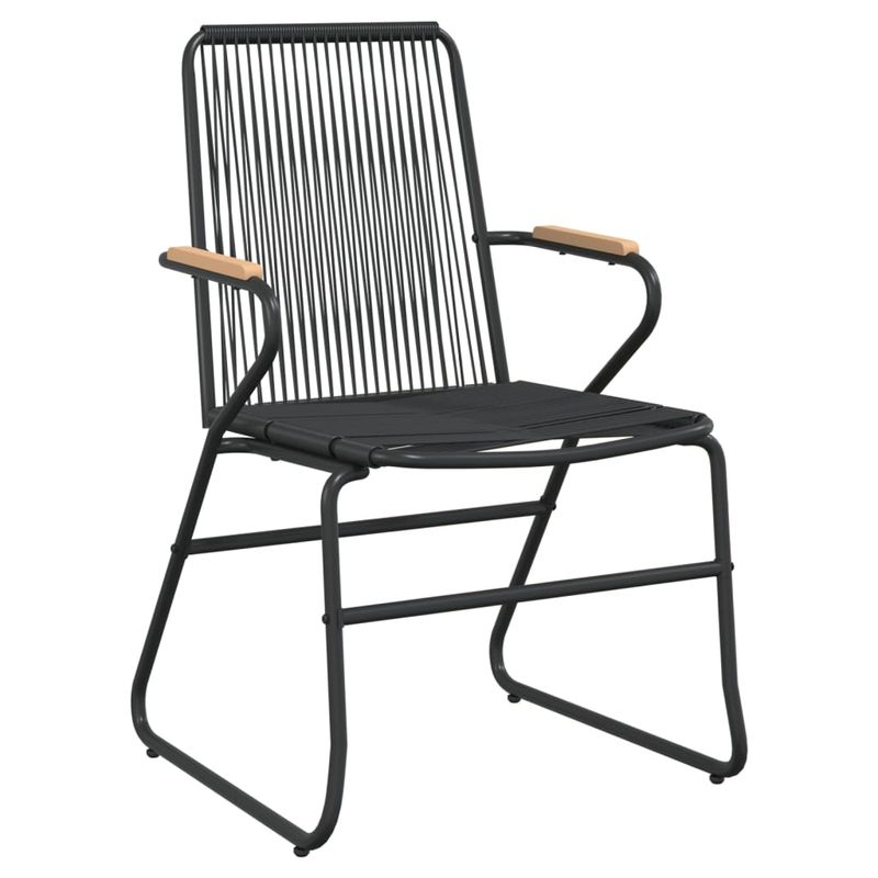 Casa si Gradina - Gradina si terasa - Mobilier exterior - Scaune si sezlonguri gradina - Set mobilier de gradina, 7 piese, negru, ratan PVC - Infinity.ro