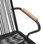 Casa si Gradina - Gradina si terasa - Mobilier exterior - Scaune si sezlonguri gradina - Set mobilier de gradina, 7 piese, negru, ratan PVC - Infinity.ro