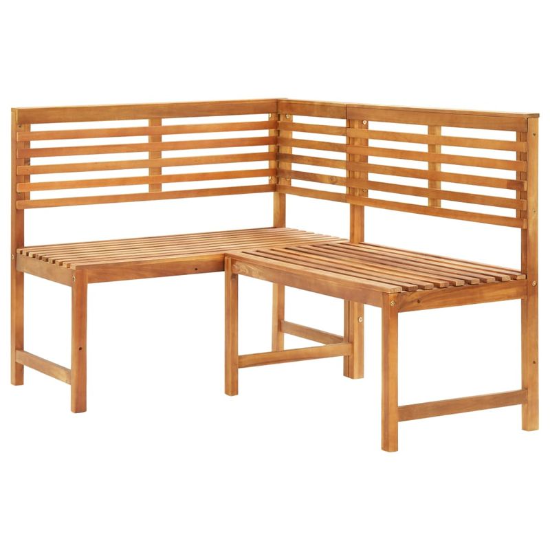Casa si Gradina - Gradina si terasa - Mobilier exterior - Seturi mobila gradina - Set mobilier bistro, 4 piese, lemn masiv de acacia, model cu cotieră" - Infinity.ro