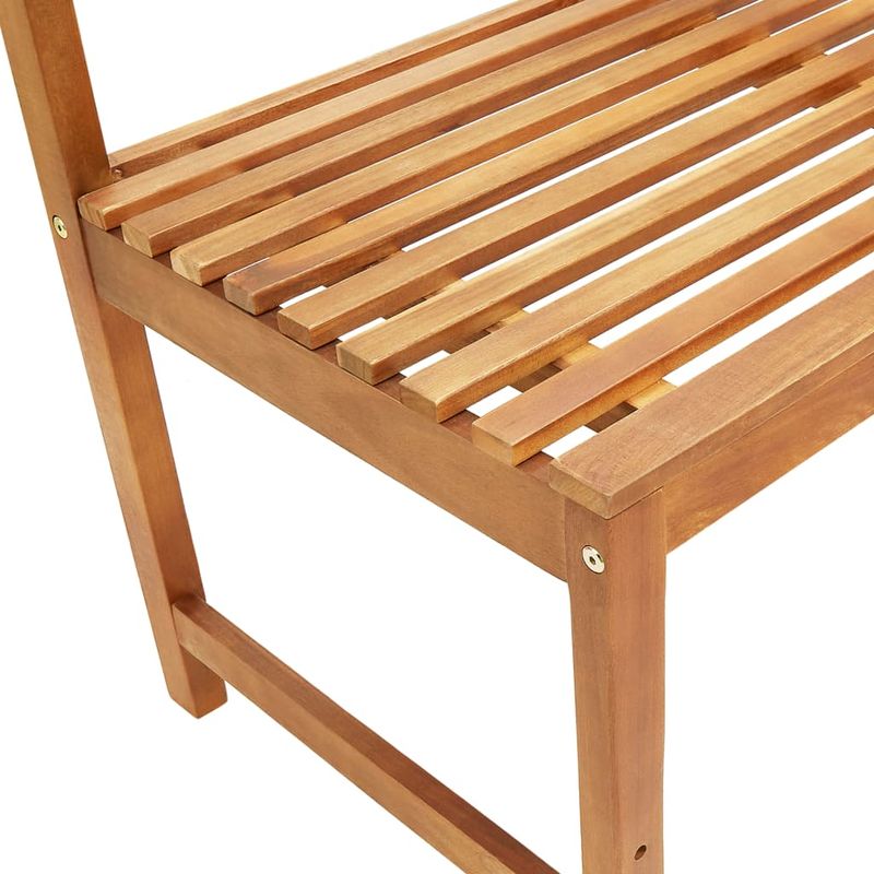 Casa si Gradina - Gradina si terasa - Mobilier exterior - Seturi mobila gradina - Set mobilier bistro, 4 piese, lemn masiv de acacia, model cu cotieră" - Infinity.ro