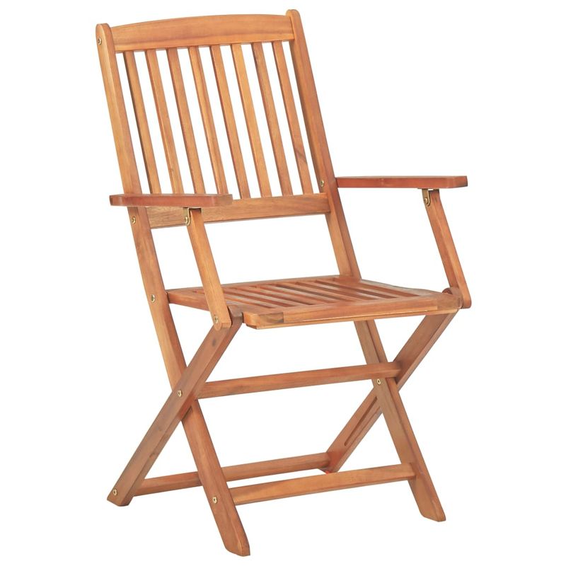 Casa si Gradina - Gradina si terasa - Mobilier exterior - Seturi mobila gradina - Set mobilier bistro, 4 piese, lemn masiv de acacia, model cu cotieră" - Infinity.ro