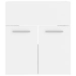 Casa si Gradina - Mobilier - Seturi de mobilier - Seturi baie - Set mobilier de baie, alb, lemn prelucrat - Infinity.ro