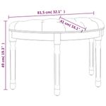 Casa si Gradina - Mobilier - Canapele si coltare - Banchete - Banca, albastru, 81,5x41x49 cm, catifea - Infinity.ro