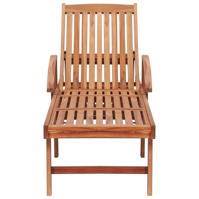 Casa si Gradina - Gradina si terasa - Mobilier exterior - Scaune si sezlonguri gradina - Sezlonguri, 2 buc., lemn masiv de tec - Infinity.ro