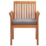Casa si Gradina - Gradina si terasa - Mobilier exterior - Seturi mobila gradina - Set mobilier de exterior cu perne 3 piese, lemn masiv de acacia, gri - Infinity.ro