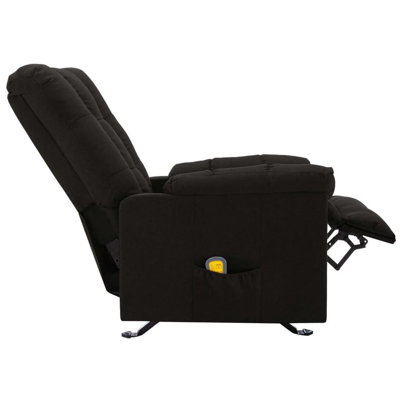 Ingrijire personala si Cosmetice - Sanatate si wellness - Articole wellness - Fotolii de masaj - Fotoliu de masaj rabatabil, negru, material textil - Infinity.ro