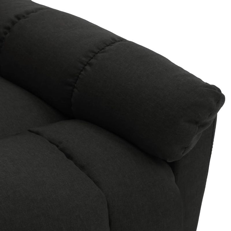 Ingrijire personala si Cosmetice - Sanatate si wellness - Articole wellness - Fotolii de masaj - Fotoliu de masaj rabatabil, negru, material textil - Infinity.ro