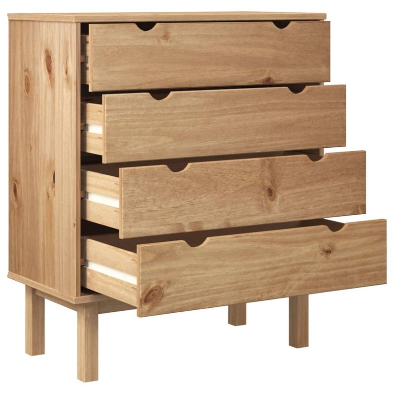Casa si Gradina - Mobilier - Comode si corpuri - Comode - Dulap cu sertar "OTTA", 76,5x39,5x90 cm, lemn masiv de pin - Infinity.ro