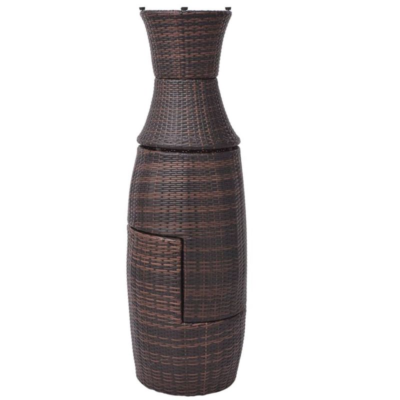 Casa si Gradina - Gradina si terasa - Mobilier exterior - Seturi mobila gradina - Set mobilier bistro cu perne, 3 piese, maro, poliratan - Infinity.ro