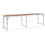 Sport si Outdoor - Camping - Mobilier pentru camping - Mese camping - Masa de camping pliabila, 240 x 60 cm, aluminiu - Infinity.ro