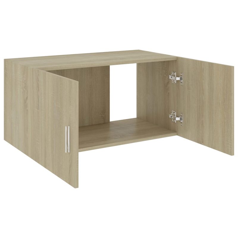Casa si Gradina - Mobilier - Biblioteci si rafturi - Rafturi - Dulap montat pe perete, stejar Sonoma, 80 x 39 x 40 cm, PAL - Infinity.ro