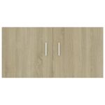 Casa si Gradina - Mobilier - Biblioteci si rafturi - Rafturi - Dulap montat pe perete, stejar Sonoma, 80 x 39 x 40 cm, PAL - Infinity.ro